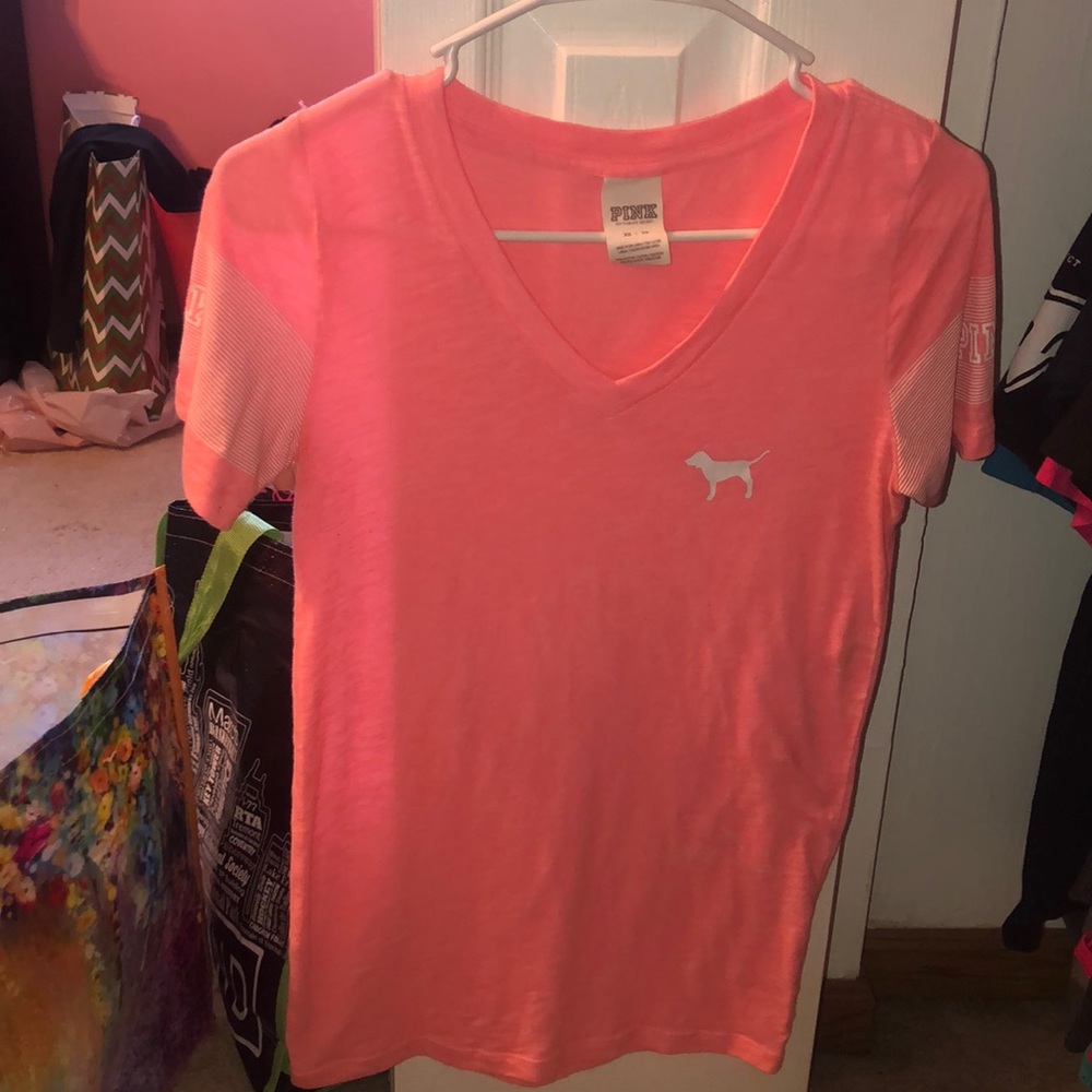 Victories secret pink tee shirt